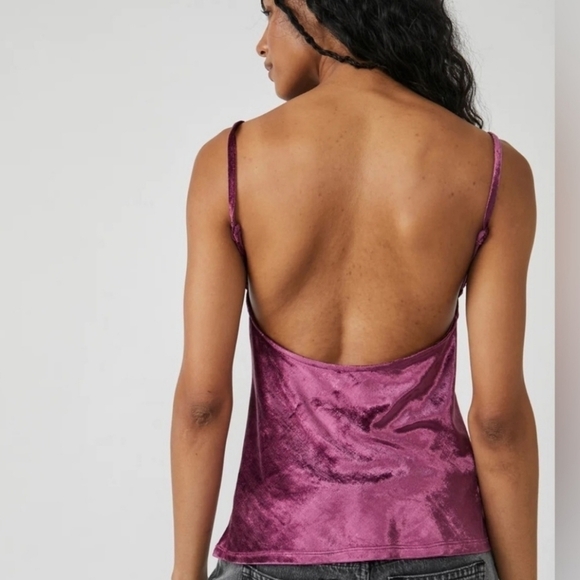 Free People Intimately All Night Velvet Tunic in Fig Jam•S - Picture 4 of 10